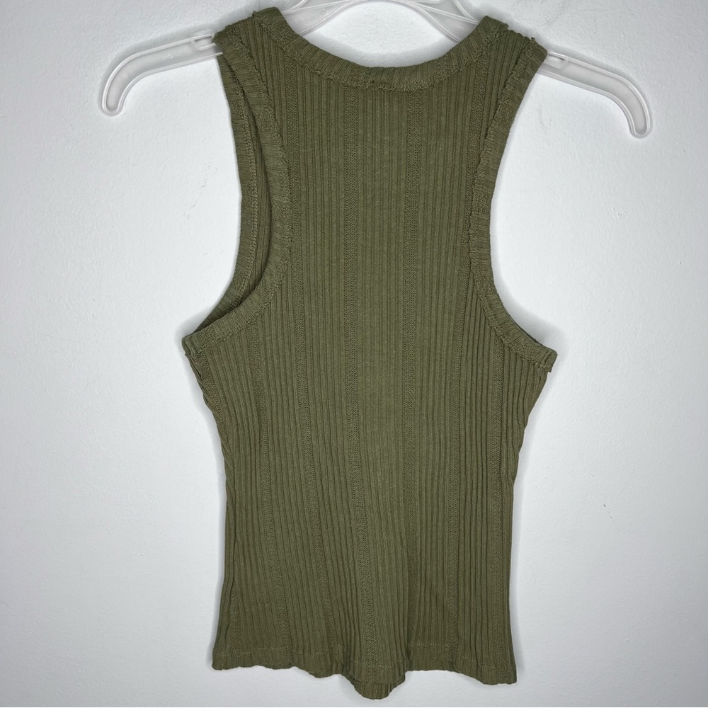 Anthropologie Ribbed Crewneck Top J11 - Picture 6 of 6